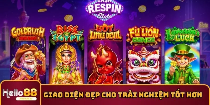 Giao diện đẹp cho trải nghiệm tốt hơn