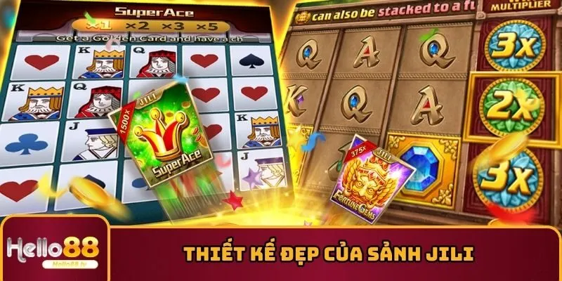 Thiết kế đẹp của sảnh Jili