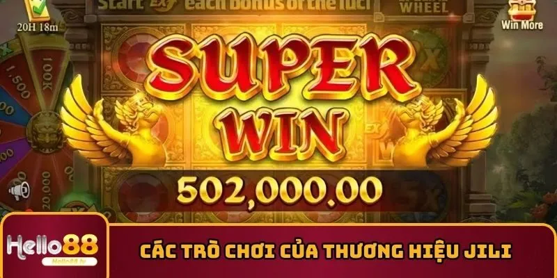 Các trò chơi của thương hiệu Jili