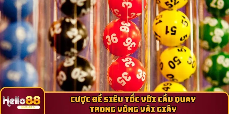 Cược đề siêu tốc với cầu quay trong vòng vài giây 