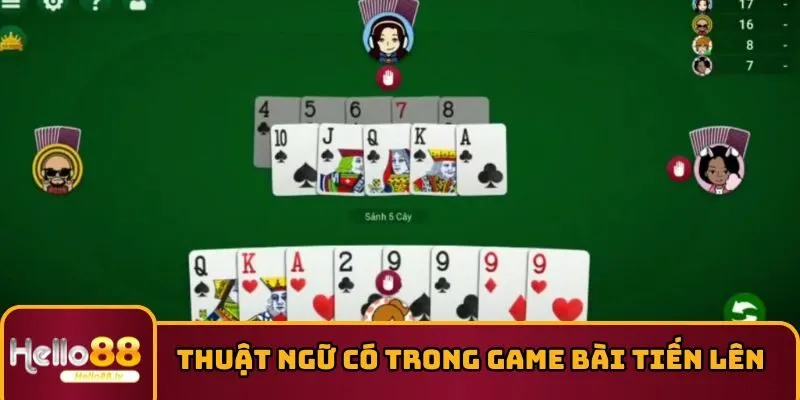 Thuật ngữ có trong game bài Tiến Lên